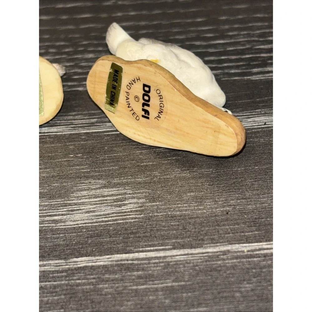 Dolfi Vintage‎ Mini Hand Painted Ducks Lot 2